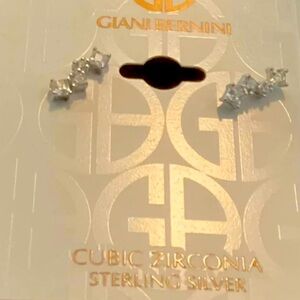 Giani Bernini Silver Cubic Zirconia Earrings